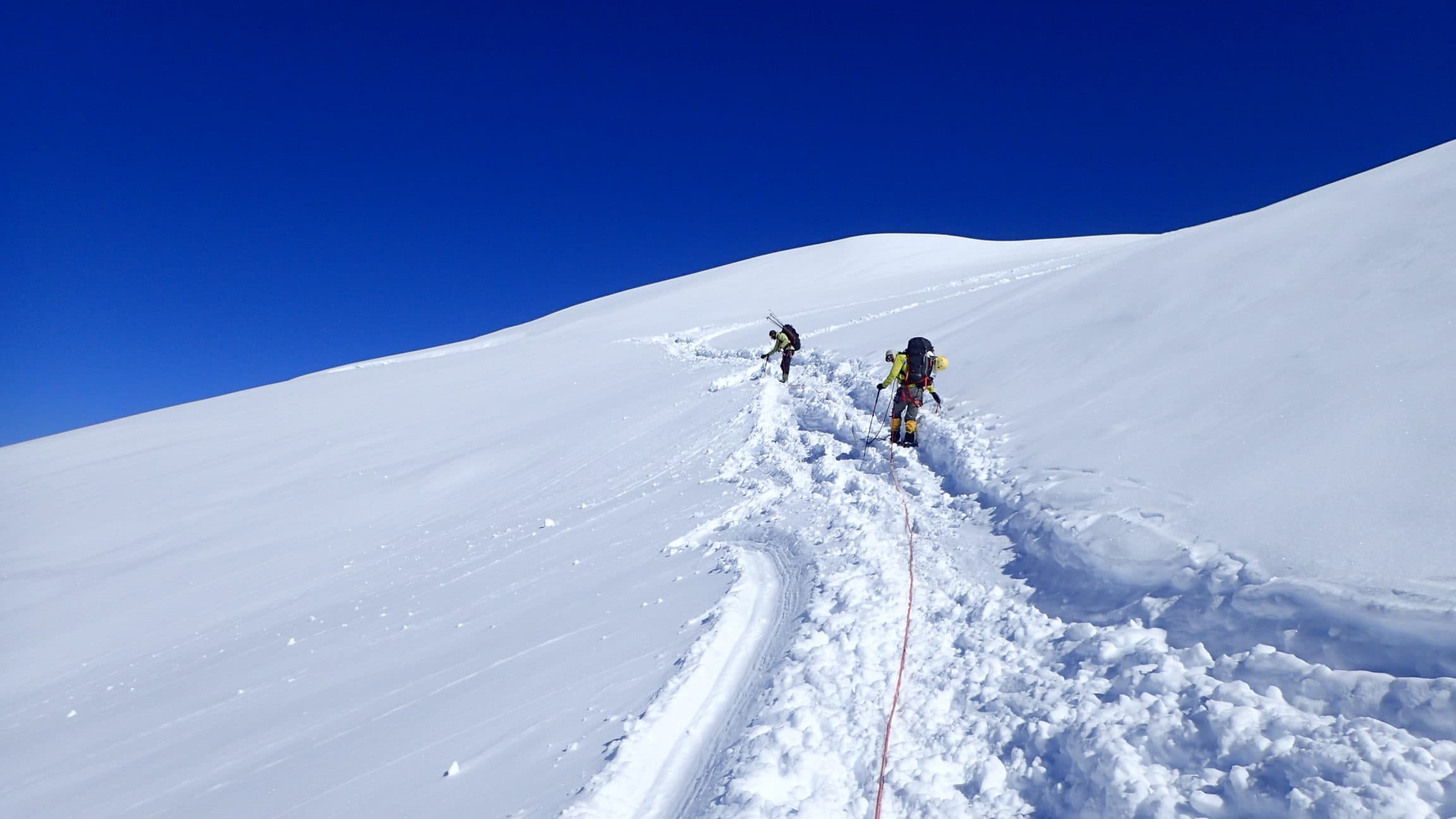 Exped day 7: Kai and Patrick navigate crevasses with tact