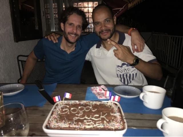 A nice send off from Lars & Meri