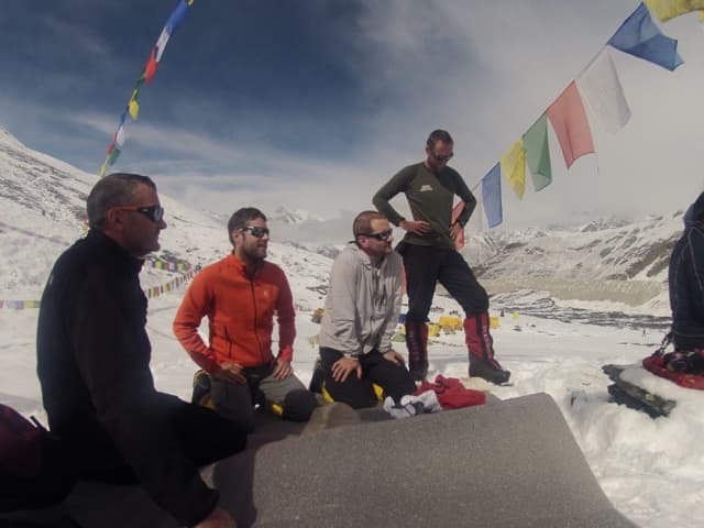 30 Oct – Base camp day 1 – Puja and training