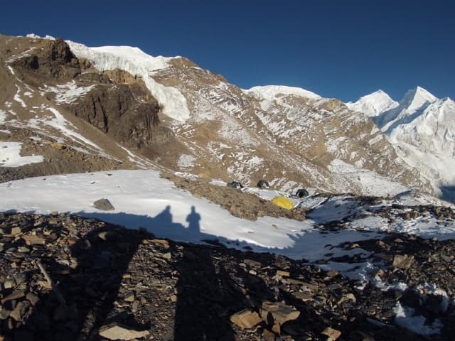 8 Nov – step 2 of summit bid, objective camp 2