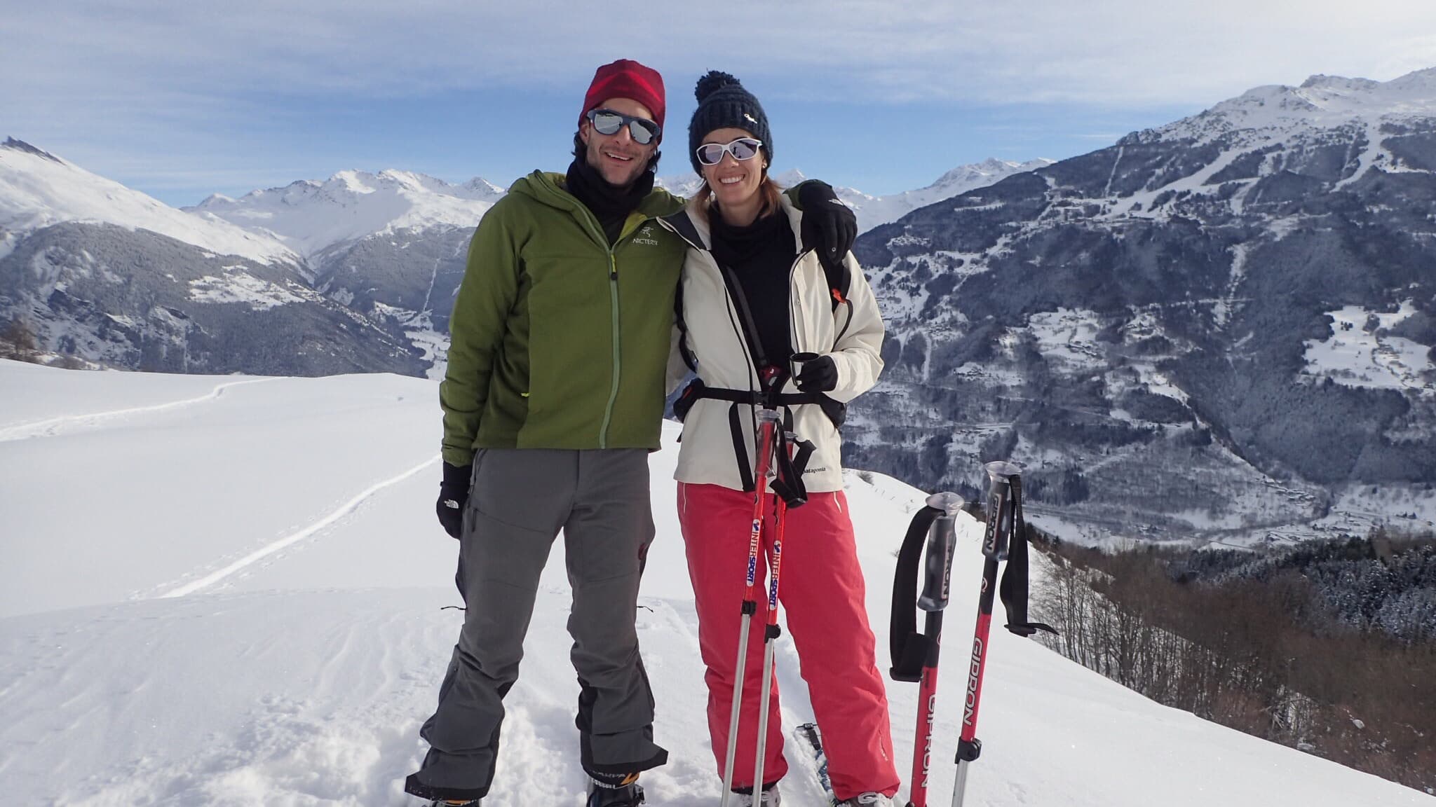 Ski touring in the Alps
